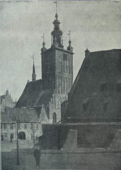 Kościół św. Katarzyny; rys. E. Lindemana