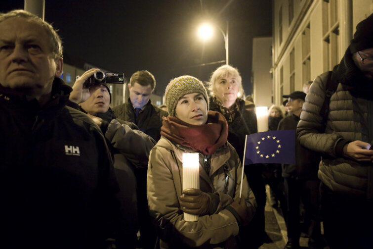 Był to protest w obronie Polski wiernej wartościom na których zbudowana jest Unia Europejska i świat Zachodu