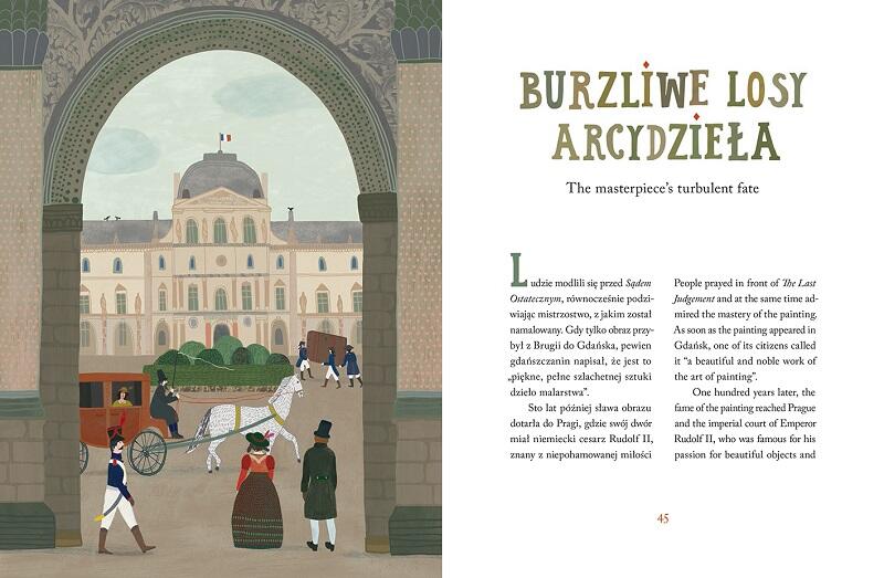 'Z Brugii do Gdańska. Sąd Ostateczny Hansa Memlinga' to książka dla dzieci przybliżająca historię dzieła