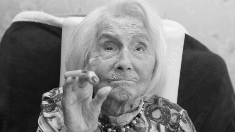 30 sierpnia 2017 rok, Izabella Belamin w dniu swoich 106. urodzin