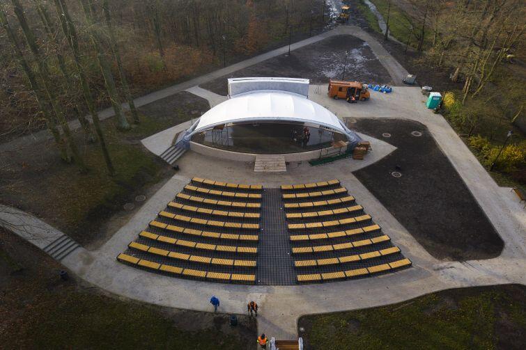Nowy amfiteatr w Parku Oruńskim