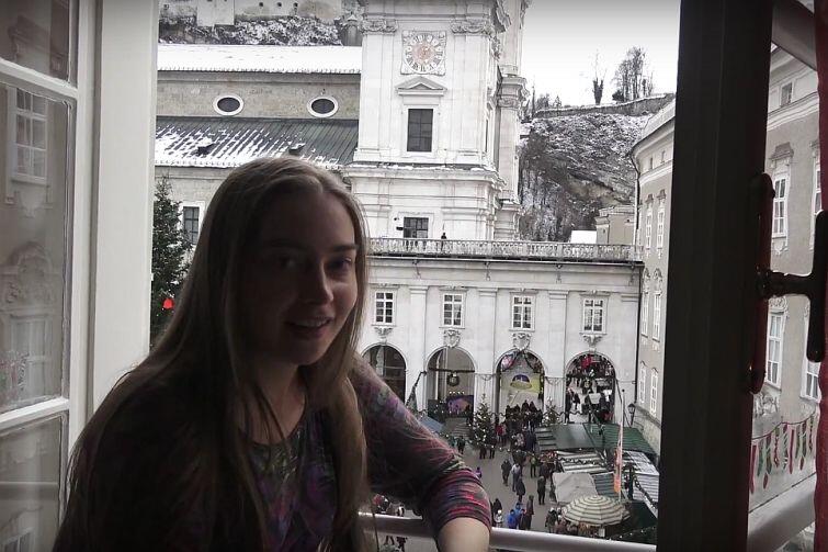 Zobacz wideo z jarmarku bożonarodzeniowego w Salzburgu