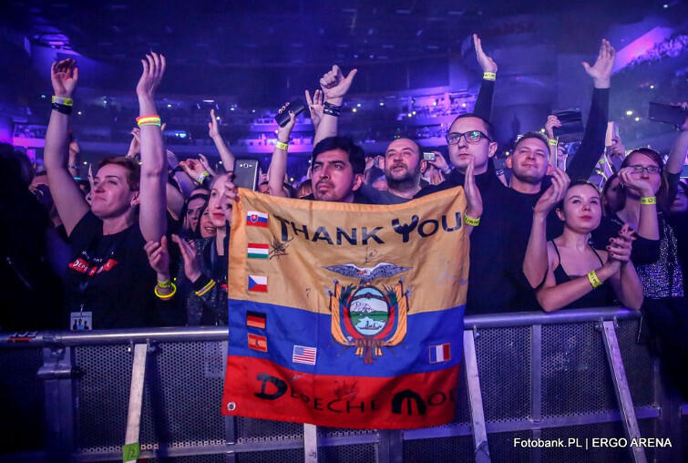 Na koncercie pojawił się nawet fan Depeche Mode z Ekwadoru