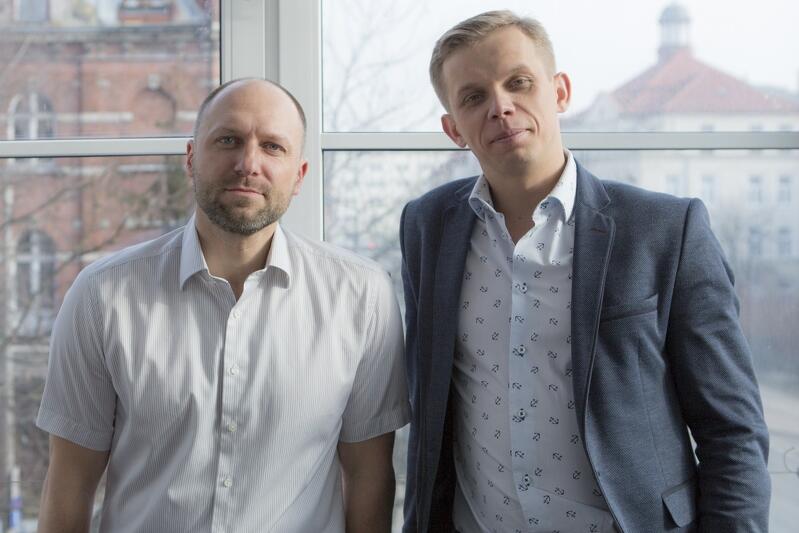 Maciej Czapran - właściciel firmy Simpro Investmedia oraz Leszek Miazga - właściciel agencji 2PiGroup