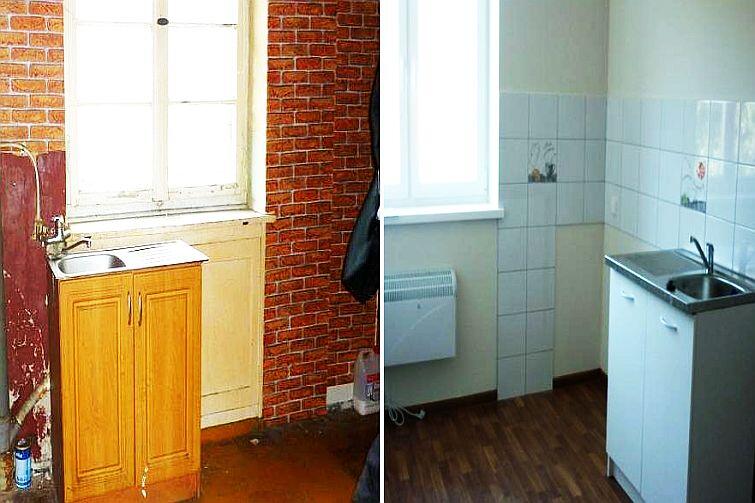 Mieszkanie przed i po remoncie