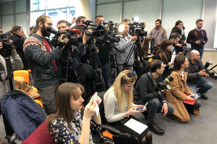 Zainteresowanie inauguracją połączenia lotniczego z Gdańskiem jest we Lwowie bardzo duże. W konferencji prasowej na lotnisku uczestniczyli dziennikarze z 20 ukrańskich redakcji