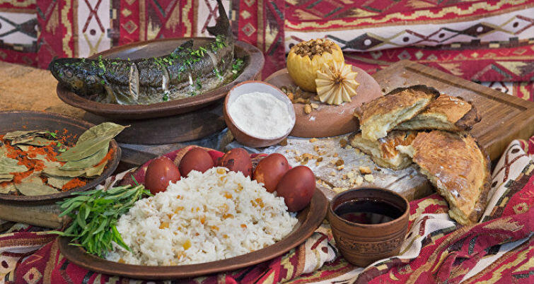 Wielkanocny stół w Armenii 