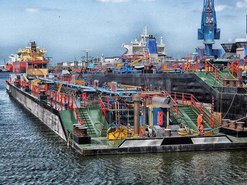 Port w Rotterdamie, obecnie największy w Europie