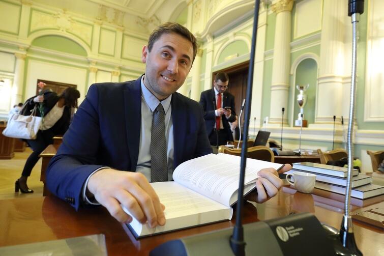 Radny Piotr Borawski (PO) został wybrany na przewodniczącego klubu Koalicji Obywatelskiej w RMG