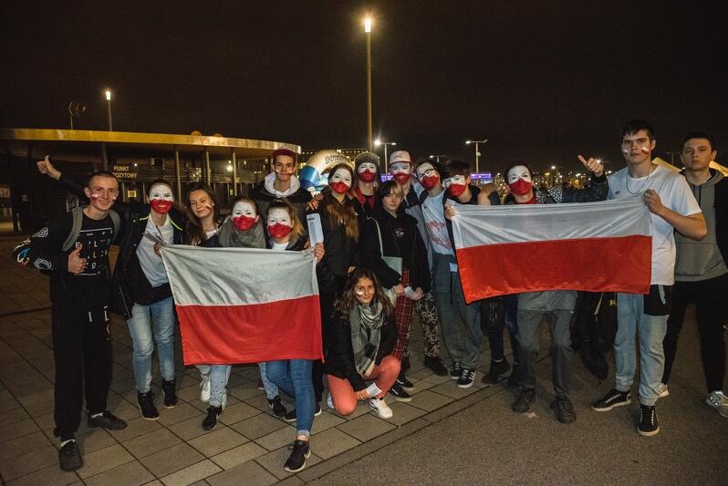 Fani przed meczem w Gdańsku