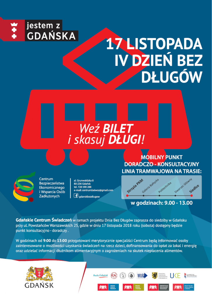 Plakat kampanii Dzień bez długów  
