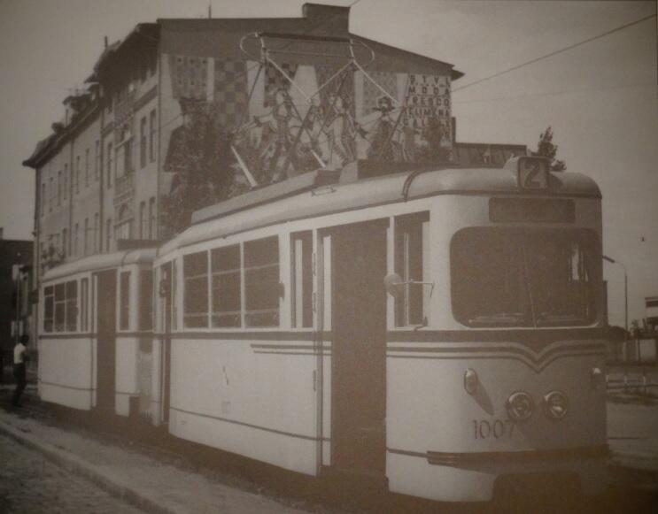 Przez kilka lat tramwaj „1007” obsługiwał linię numer 2