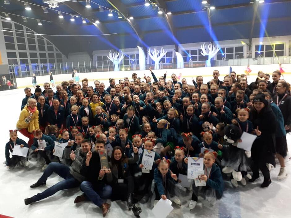 Zawodnicy klubu SKF Iceskater Gdańsk