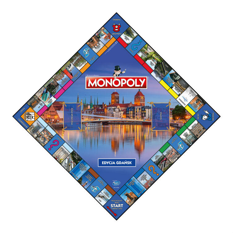 Nowa plansza gdańskie edycji gry Monopoly