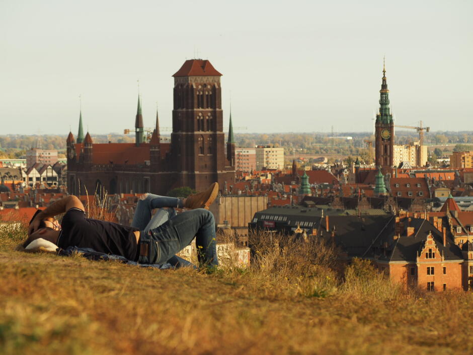 Zdjęcie gdańskiej łąki miejskiej, które zwyciężyło w konkursie. 