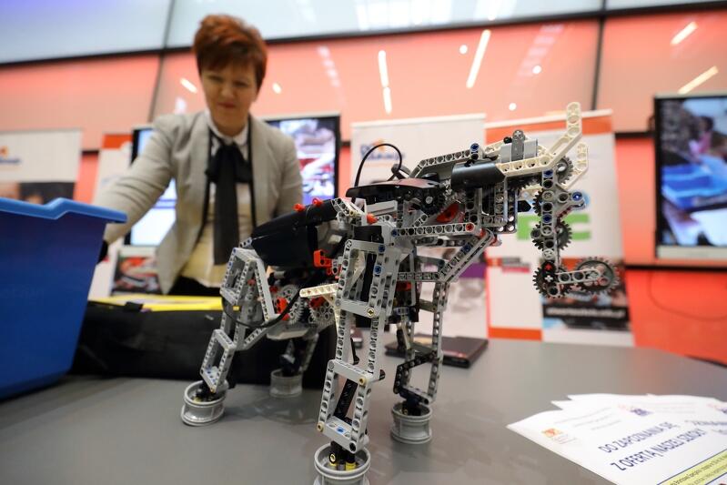 W szkołach uczniowie mogą budować z klocków robotycznych LEGO np. słonie i programować je