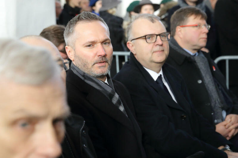 Posłowie do parlamentu europejskiego Jarosław Wałęsa i Kazimierz Michał Ujazdowski