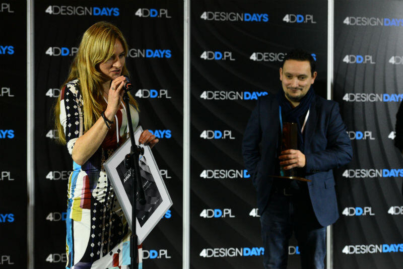 Nagrodę dla forum Gdańsk odebrali Ewa Stefanowska-Koska oraz Jocelyn Fillard