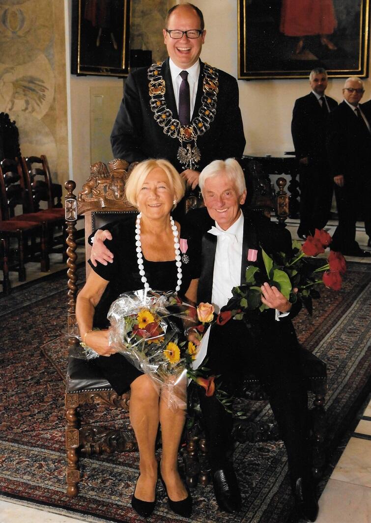 Barbara i Grzegorz Sutt z p. prezydentem