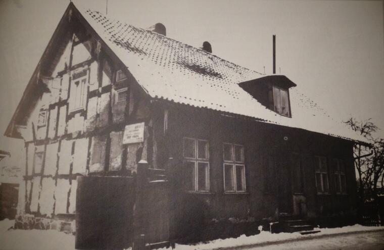 Domek ryglowy z początku XIX wieku, Leczkowa 31; rozebrany w 1970 roku