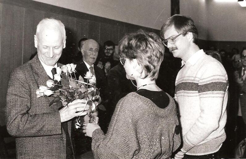 Pożegnanie rektora Karola Taylora, 30 listopada 1985