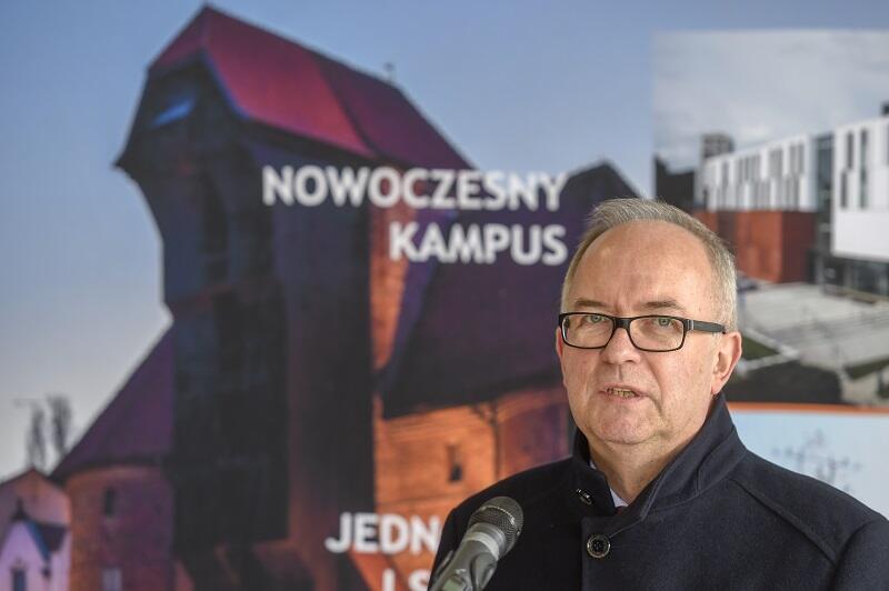 Prof. Jerzy Gwizdała rektor Uniwersytetu Gdańskiego