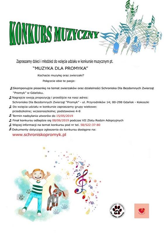 Muzyka dla Promyka to konkurs muzyczny dla dzieci. 