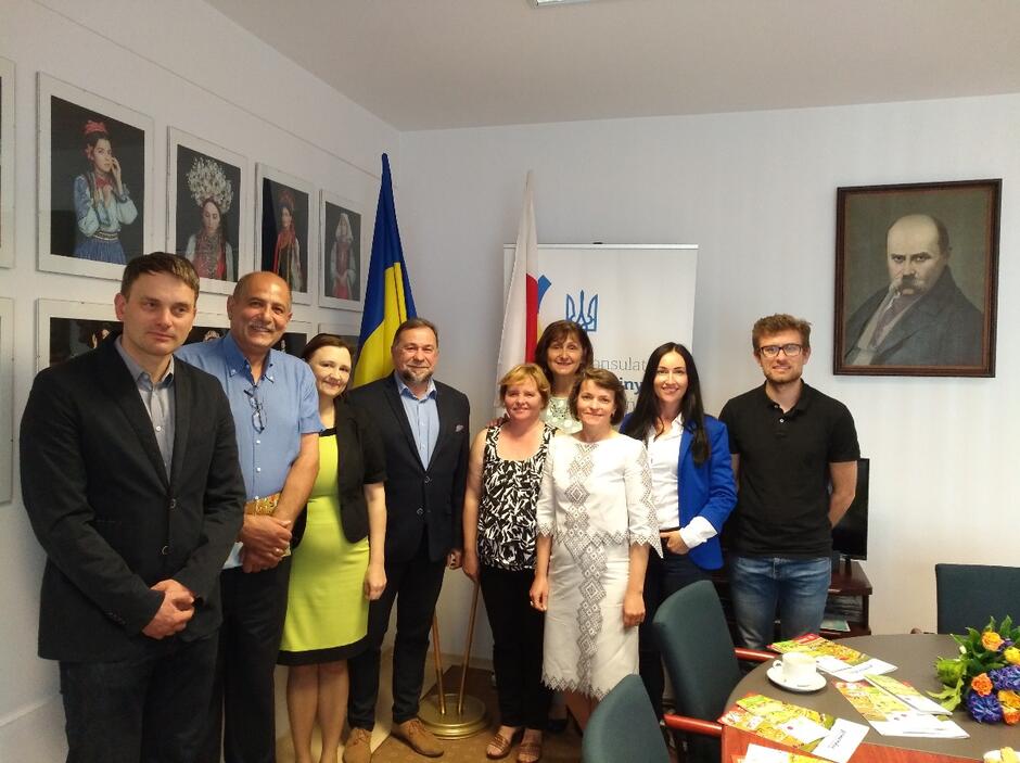 Posiedzenie Rady w Konsulacie Ukrainy, w maju 2018 r.