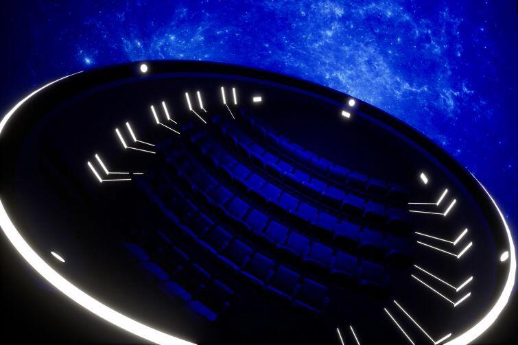 Sala projekcyjna przyszłego planetarium
