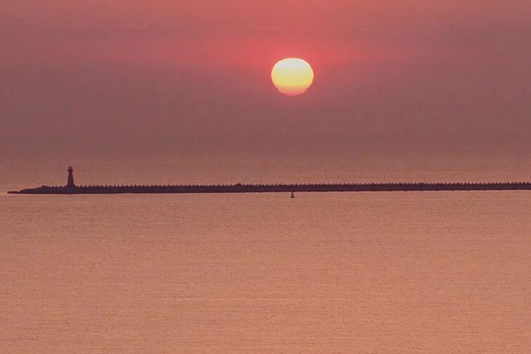 Wschód słońca nad Zatoką Gdańską