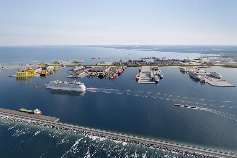 Zarząd Morskiego Portu Gdańsk zbuduje w Porcie Centralnym 19 km nabrzeży eksploatacyjnych oraz 8,5 km falochronów