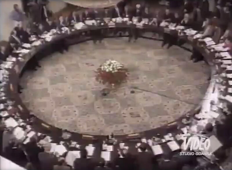 Okrągły stół podczas obrad 1989 roku