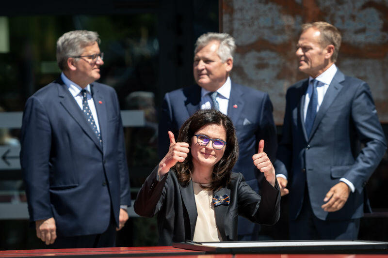Gdańską Deklarację Wolności i Solidarności podpisała Aleksandra Dulkiewicz, prezydent Gdańska