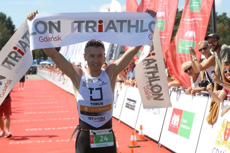 W ciagu ośmiu lat edycji Triathlon Gdańsk, Bartosz Banach (na zdj.) aż trzy razy stawał na podium. 