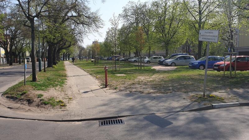 Tak obecnie wygląda zielony teren przy ul. Piastowskiej