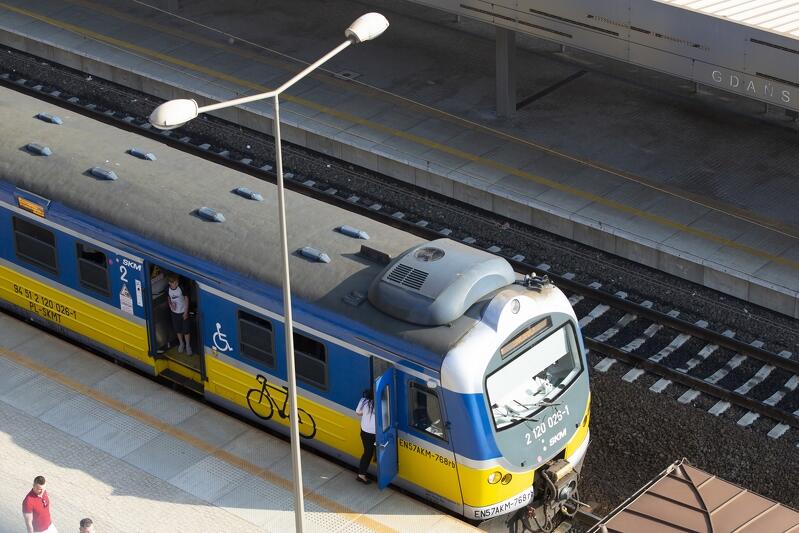 Bezpłatne pociągi SKM będą poruszać się na trasie Gdańska Główny do przystanku Gdańsk Stadion Expo 