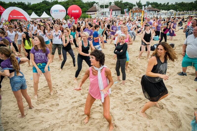 Maraton Zumba Fitness na plaży to największy i najpopularniejszy Maraton taneczno-fitnessowy na Pomorzu