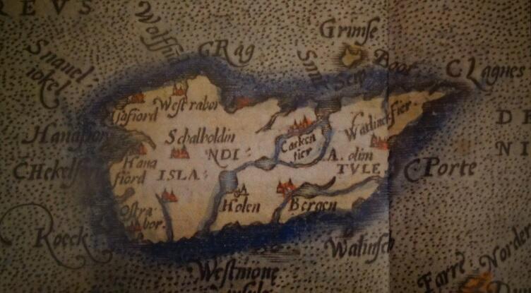 Islandia na mapie z XV wieku
