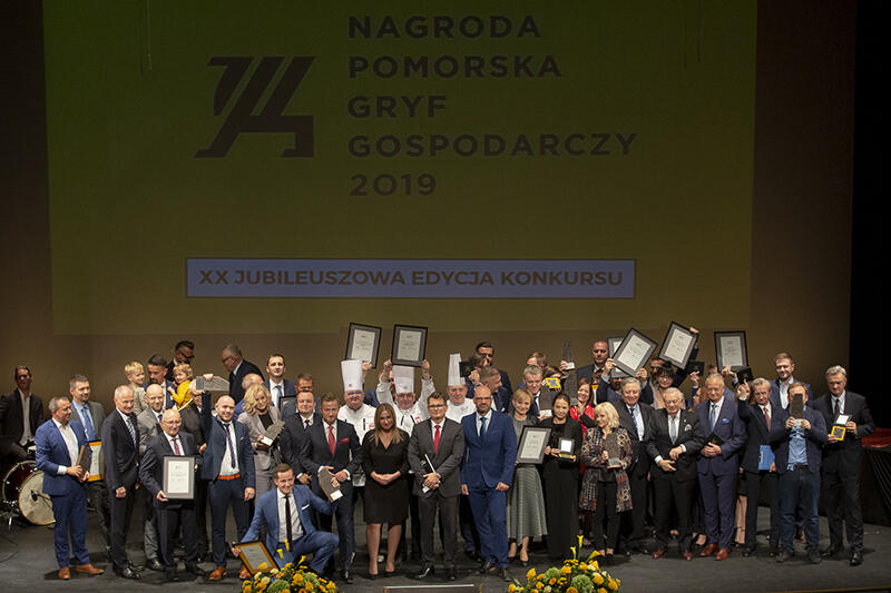 Uroczysta gala wręczenia Nagrody Pomorskiej Gryf Gospodarczy 2019 w Operze Bałtyckiej