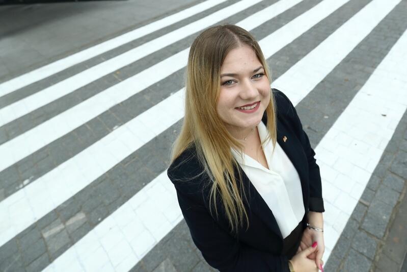 Paulina Nowak przewodnicząca Młodzieżowej Rady Miasta Gdańska przez cztery lata (dwóch dwuletnich kadencji)