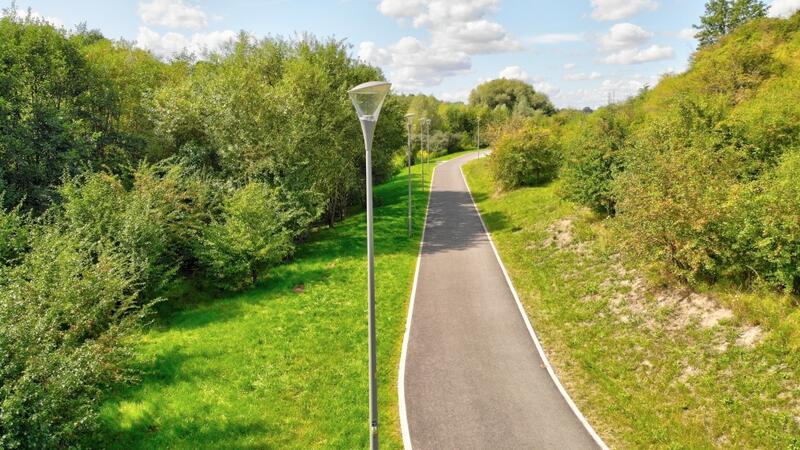 Ścieżka pieszo-rowerowa Łostowice Świętokrzyska do Parku Oruńskiego w ramach Budżetu Obywatelskiego 2018