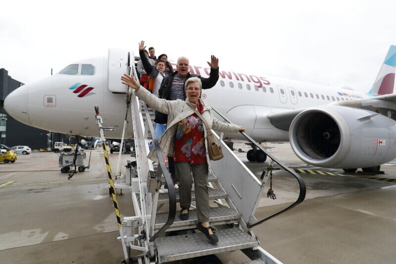 Uroczysta inauguracja nowego połączenia lotniczego Eurowings 