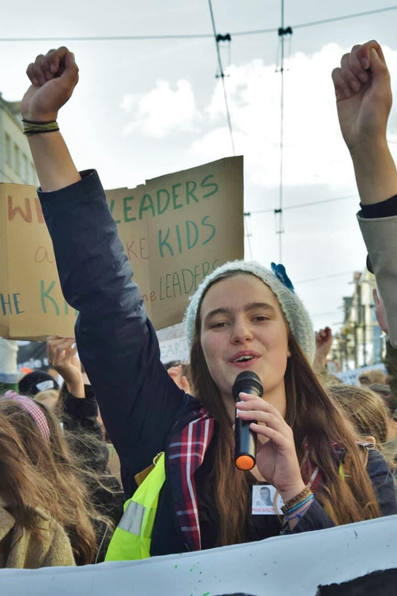 Janina Repeka jest przedstawicielką młodego, zaangażowanego pokolenia z Młodzieżowy Strajk Klimatyczny.