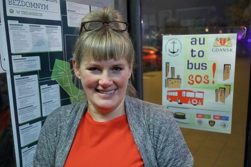 Joanna Kobiela od trzech lat gotuje dla pasażerów Autobusu SOS w Gdańsku