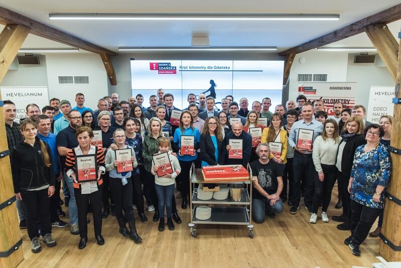 Nagrodzeni i wyróżnieni podczas kampanii Kręć kilometry dla Gdańska