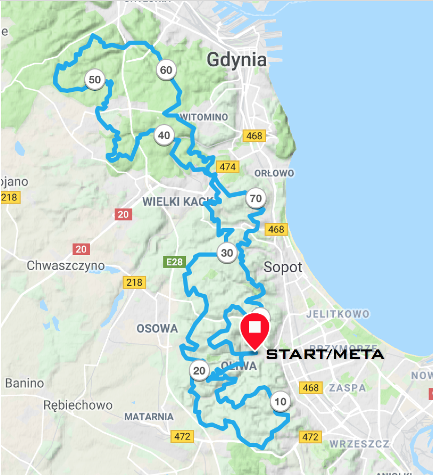 Garmin Ultra Race Gdańsk 86 km