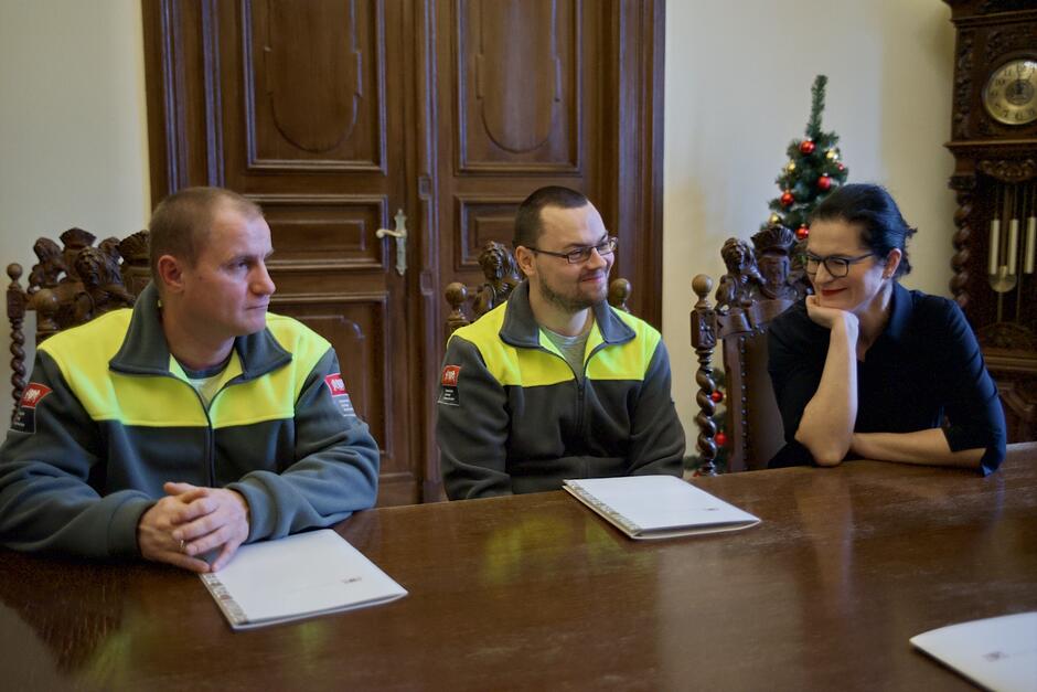 Bohaterska postawa pracowników Gdańskich Usług Komunalnych zachwyciła prezydent Aleksandrę Dulkiewicz
