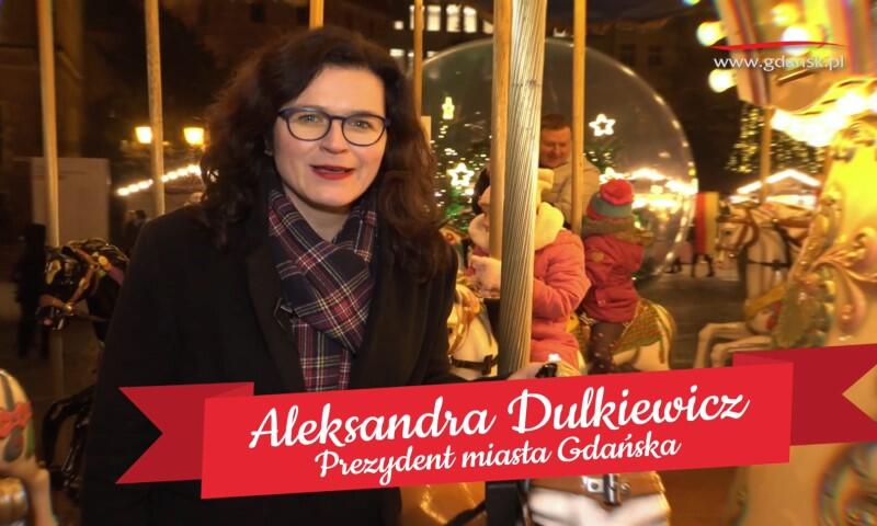 Prezydent Gdańska Aleksandra Dulkiewicz składa życzenia świąteczne gdańszczankom i gdańszczanom