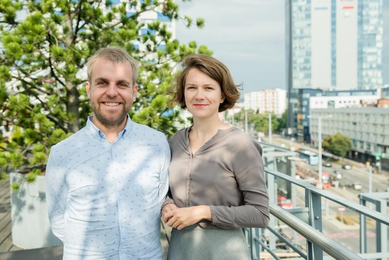 Założyciele Fundacji Palma - Jakub Knera i Natalia Koralewska 