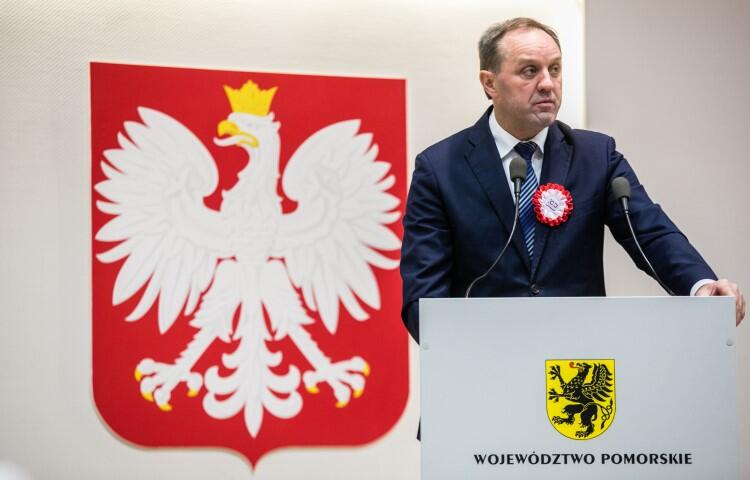 Mieczysław Struk mówił: - Z dokonań naszych przodków, którzy otworzyli Polsce okno na świat, możemy być dumni my i następne pokolenia